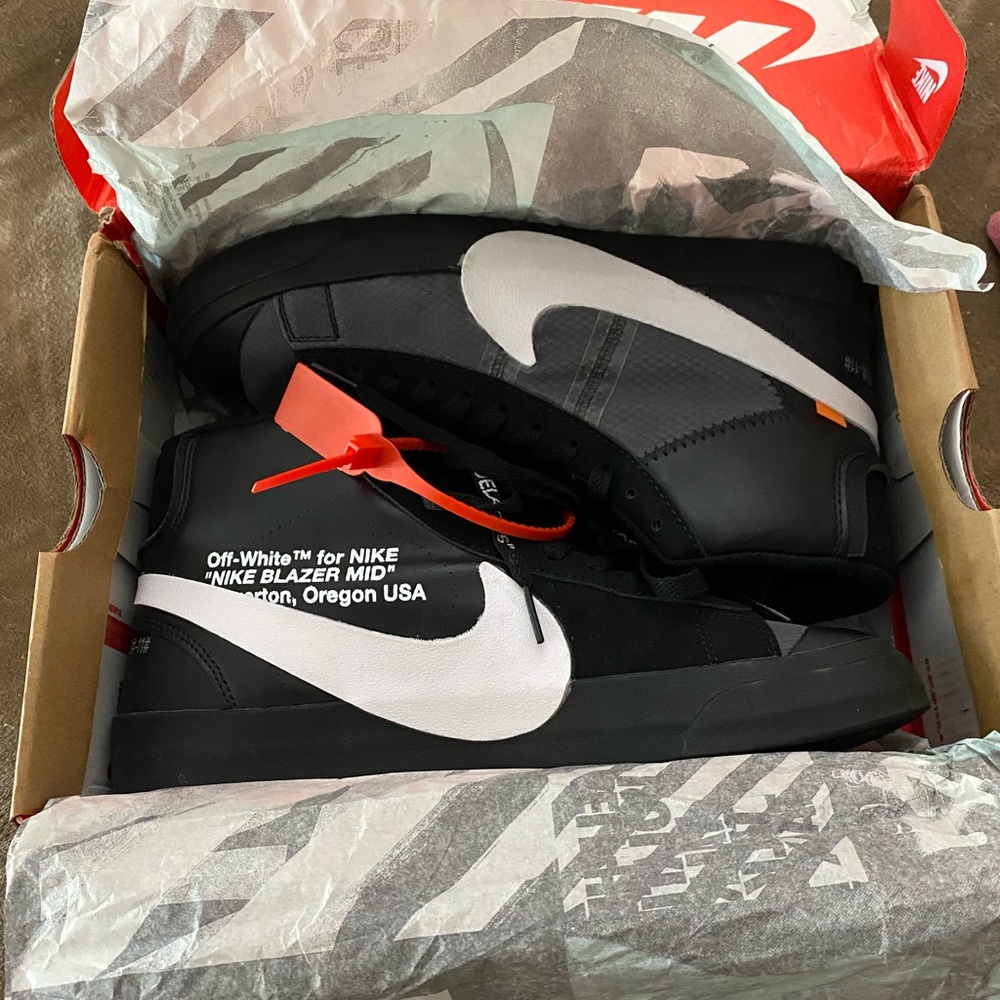 Nike blazer off white x grim reaper size 10.5